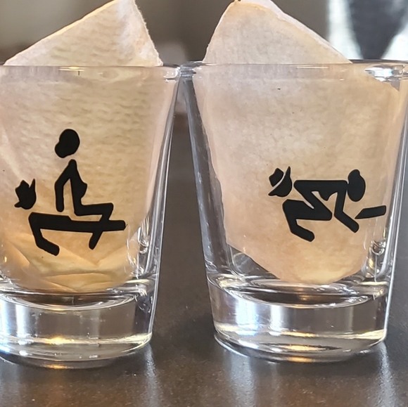 Adult Set of 6 Shot Glasses - Picture 2 of 3